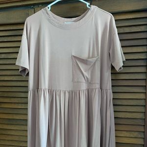 Boutique Dusty Pink Comfy Dress